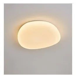 Plafondlampen Moderne Nordic Pebble Modellering LED voor slaapkamer woonkamer badkamer huis binnenverlichting