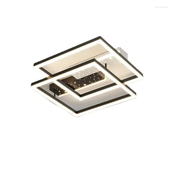 Plafonniers Moderne Rectangle Led Simple Lustre Décor Lustres Pour Chambre Salon Restaurant Luminaire Intérieur