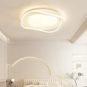 Plafondverlichting Modern eenvoudig ontwerp ronde LED-lamp Scandinavische stijl woonkamer slaapkamer licht binnen voor thuisverlichtingsarmaturen