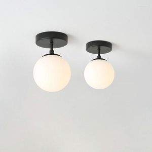 Plafondlampen moderne eenvoudige daklamp voor woonkamer van de veranda hangende lampen lamparas de techo zuigled verlichting