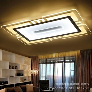 Plafonniers modernes carrés rectangulaires LED luxe cristal chambre luminaires lampe de couloir
