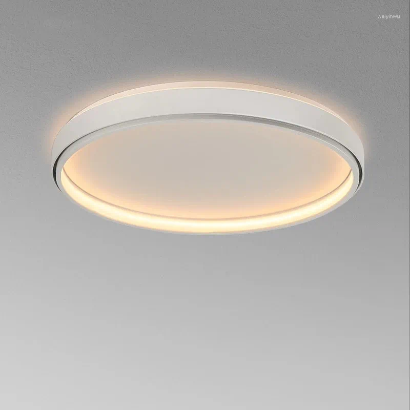 Plafonniers modernes abat-jour en silicone Ultra-mince lumière LED anti-poussière 54W lampes pour salon chambre à coucher