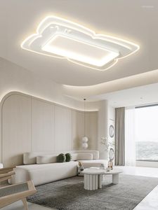 Plafondlampen modern wit licht voor woonkamer slaapkamer eetkamer huis rechthoek helder dimmende led kroonluchter lamp armatuur