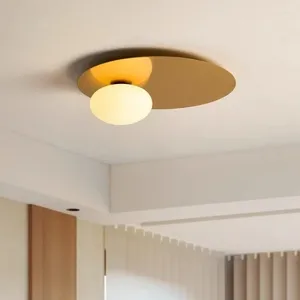 Plafondverlichting Knooppunten Schuine lamp Scandinavische minimalistische metalen schijf Hanglamp Slaapkamer Eetkamer Woondecoratie Gang Kantoor