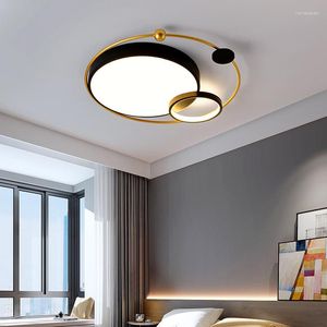 Plafondlampen Noordelijke slaapkamerlamp eenvoudige moderne creatieve led kamer thuis sfeer licht luxe netrode decoratie