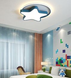 Plafonniers nordiques pour enfants LED Light chambre lampe à la lampe vivante Villa Porche étoile Éclairage en gros