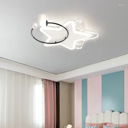 Plafonniers nordiques créatifs étoile à cinq branches Led chambre d'enfant moderne nuage lampes de cuisine salon minimaliste