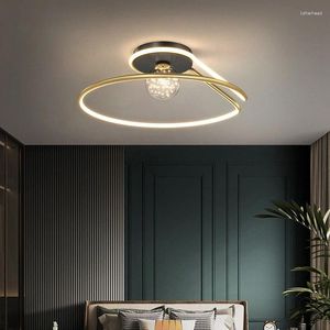 Plafondlampen Noordse creatieve gipsperatie LED LAMP Master slaapkamer woonkamer kantoor moderne warme en eenvoudige decoratieve verlichting