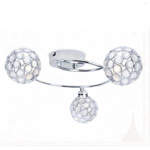 Plafondlampen Noordic Crystal kroonluchter ventilador de Techo bed aluminium woonkamer woonkamer huisdecoratie licht fans