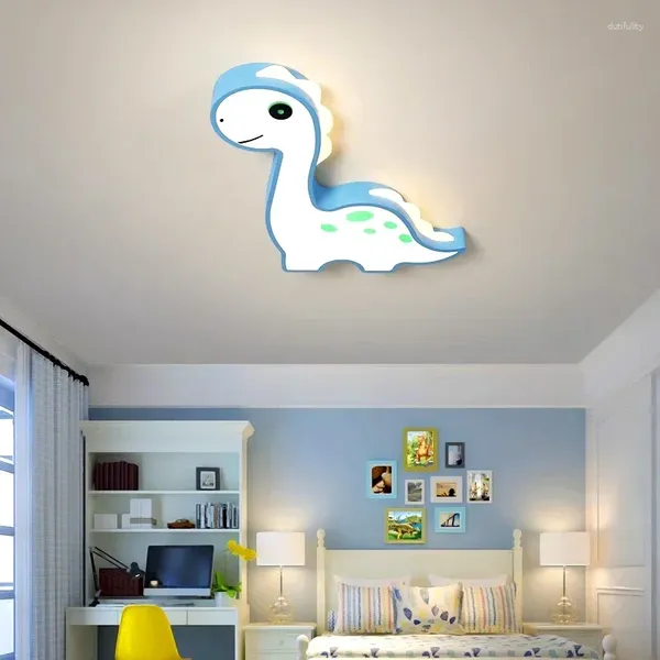 Loucles de plafond Nordic Home Decoration Salon Chambre Dinosaure LAMPE LED SMART POUR LA LAMBRE DIMMABLE LAMBRE LAMPARAS INDOOR