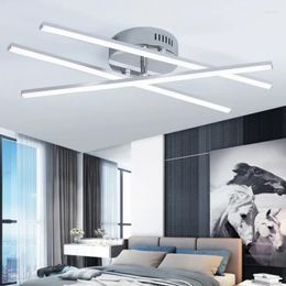 Luces de techo LED nórdicas Sala de estar Línea de arte creativo Lámparas decorativas Lámpara simple moderna