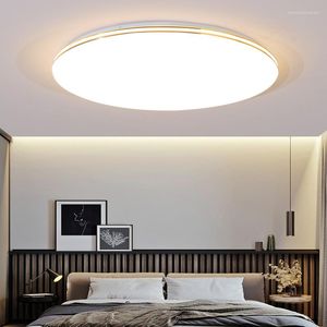 Plafonniers nordiques pendentif LED 36W 24W lustres à intensité variable rond pour chambre cuisine salle de réunion lampes éclairage