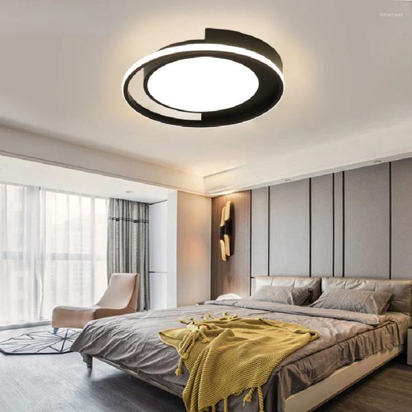 Lautres de plafond Nordic minimaliste moderne lampe de chambre à coucher personnalité créative Personnalité LED LED