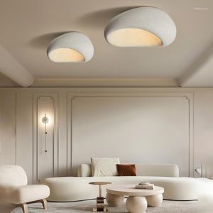 Plafondlampen Noordse minimalistische Wabi-Sabi Wind LED-lampen Kroonluchter Luster Levende eetkamer Café Home Decor Slaapkamer Verlichting