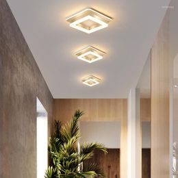 Plafondlichten Noordse eenvoudige zonnetafellamp moderne gang led creatieve veranda slaapkamer