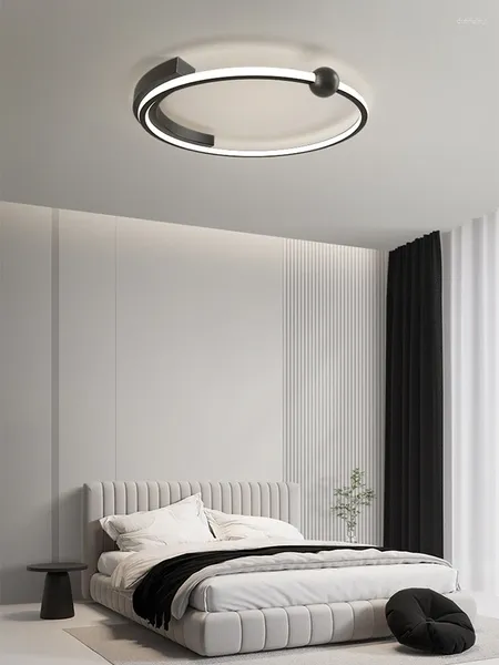 Luces de techo Estilo nórdico Regulable Luz LED Minimalismo Suspensión moderna Lámpara colgante Decoración para el hogar Electrodomésticos Wabi-sabi Sala de estar