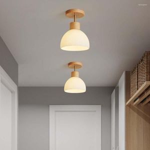 Plafondlampen Noordse stijl LED hanglamp Huisdecoratie voor el mantometer ingang gangpad