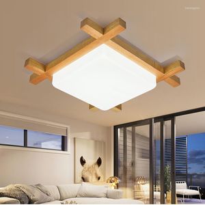 Plafonniers Style nordique moderne chaud Tatami chambre chambre personnalité créative petit appartement allée lampe