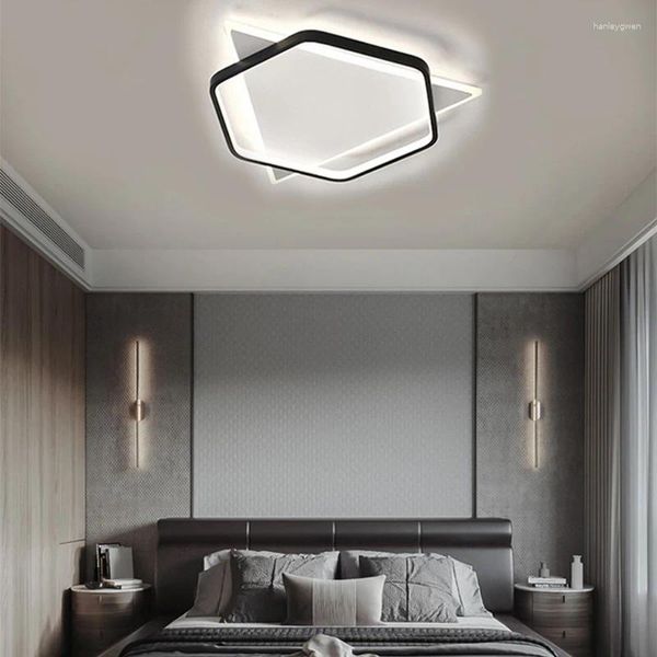 Plafonniers Nordique Triangle LED Lampe Chambre Salon Couloir Allée Balcon Lustre Lustre Luminaire Décoratif À La Maison