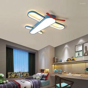 Plafondverlichting Nieuw ontwerp Vliegtuig 24W 36W Led-licht Dimbaar Slaapkamer Jongen Meisje Cartoon Kinderkamer