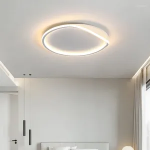 Plafondverlichting OUQI Led-lamp Modern minimalistisch slaapkamerstudeerkamer Creatief rond Scandinavisch leven