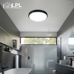 Éclairage extérieur de plafond 12W 15W blanc noir rond ovale imperméable IP65 LED BULK TEMPORT