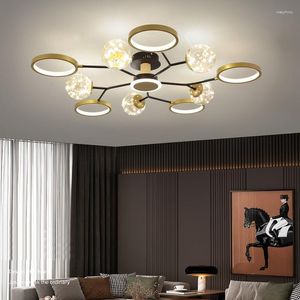 Plafondverlichting Hanger Gypsophila Slaapkamer Lampen Luxe Woonkamer Modern Minimalistisch Dineren Led Romantische Rooming Kroonluchters