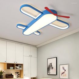 Plafonniers Avion Chambre d'enfants Lampe pour chambre à coucher Pépinière Enfants Lumière Intérieur Maison Surface Montage LED