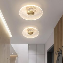 Plafonniers Post-moderne Simple Balcon Couloir Lampe Porche Lumière Luxe Minimaliste Vestiaire