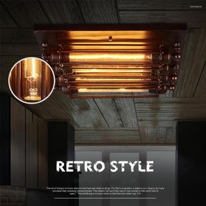 Plafondlampen retro industriële metalen lamp vintage kooi muurlicht voor bar eetkamerstudie keuken slaapkamer landelijke stijl