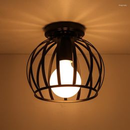 Plafonniers rétro lumière Loft pour chambre E27 intérieur Vintage fer lampe confortable décor maison couloir allée 220V