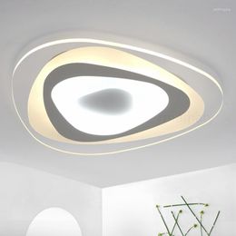 Luces de techo Rmamary Acrílico ultrafino LED moderno para sala de estar Dormitorio Lámparas de iluminación para el hogar