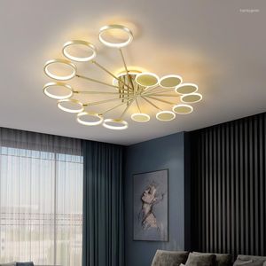 Plafonniers Chambre Lampe Dôme Lumière Nordique Contracté Et Contemporain Chambre Atmosphère De Ménage Hall Salle À Manger