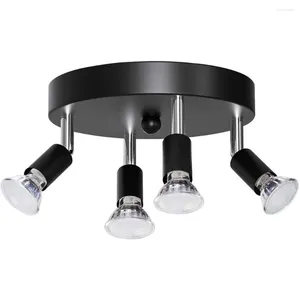 Plafondlampen Draaibaar Keukenlicht In hoek verstelbare GU10 LED-lampen Barlamp Vitrine Wandkandelaars Woonkamerkast Spotverlichting