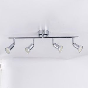 Luces de techo Cocina giratoria Ángulo de luz Ajustable GU10 Bombillas LED Lámpara de barra Escaparate Apliques de pared Sala de estar Gabinete Iluminación puntual