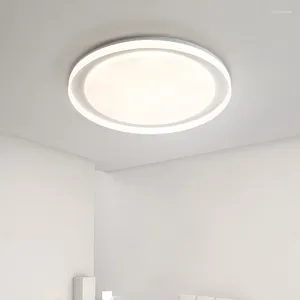 Plafonniers LED ronde lumière salon chambre couloir balcon lampe moderne simple maison décoration intérieure luminaires