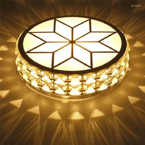 Plafonniers SANYI lumière LED fleur lampe ronde luminaires modernes pour salon chambre cuisine métal Crysta Lightingl