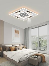 Plafondlampen zilvergrijs ronde squre rechthoek licht armatuur acryl led lamparas de techo moderne lampen thuisdecoratie