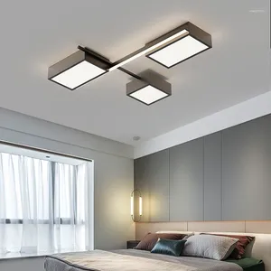 Plafondverlichting Eenvoudige en moderne woonkamer zonder hoofdverlichtingsapparatuur Studie Kantoorarmaturen Scandinavische slaapkamerlamp