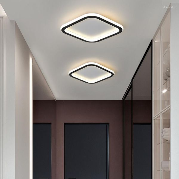 Luces de techo Lámpara de dormitorio simple Luz LED ultrafina Sala de estar Estudio Colgante Iluminación moderna Accesorios de decoración