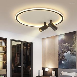 Plafonniers Simple LED Pour La Maison Entrée Balcon Salon Chambre Intérieur Lampes Luminaire Lustre AC85-260V