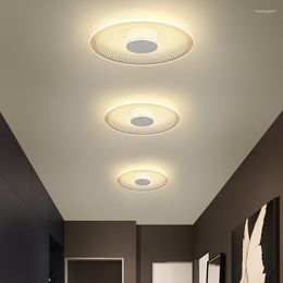 Plafonniers simples lumière LED moderne 110v 220v lampe pour couloir couloir salon chambre à manger intérieur décorer