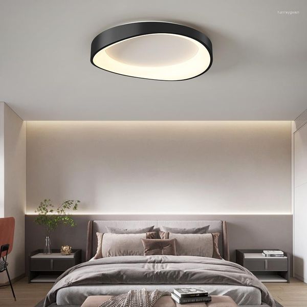 Plafonniers simples chambre moderne en retrait 2023 créatif minimaliste nordique loft décor style salon luminaire