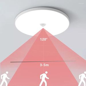 Plafondverlichting Smart Home Bewegingssensor LED 18W 24W voor gangtrappen Depot Kinderkamerlampen