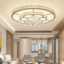 Louleurs de plafond lampe à LED intelligente Crystal Plum Blossom Salon haut de gamme