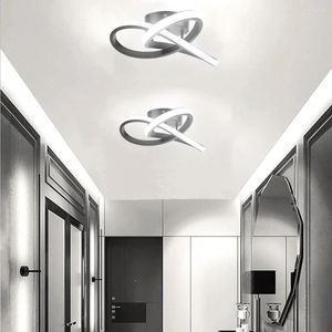 Loucles de plafond Design en spirale Lumière LED moderne