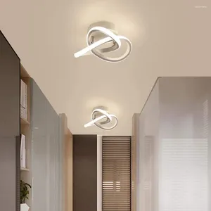 Louleurs de plafond Design en spirale Lumière LED moderne