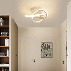 Plafondlampen spiraalvormig ontwerp modern LED-licht 22W verlichtingsarmaturen 3000k-6000k lamp voor de slaapkamer van de gang slaapkamer