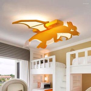 Plafondlampen Spitfire Draak Cartoon Kinderkamer Woonlampen LED Studeerkamer Jongen Slaapkamer Deco Bar