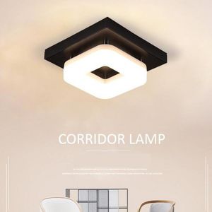 Plafonniers Carré Led Lumière Creative Simple Porche Couloir 20 cm Salon Éclairage Lampe Décorations Pour La Maison